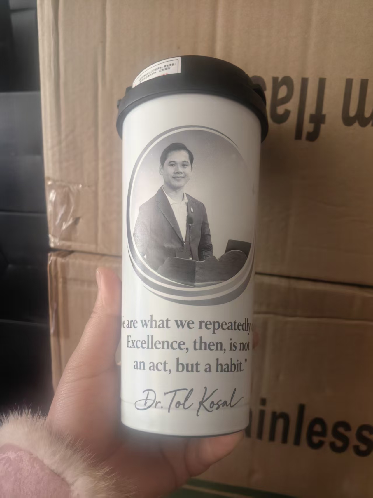 Custom Logo Name Thermos 500ML - Sports Equipment And Names recensie en prijs