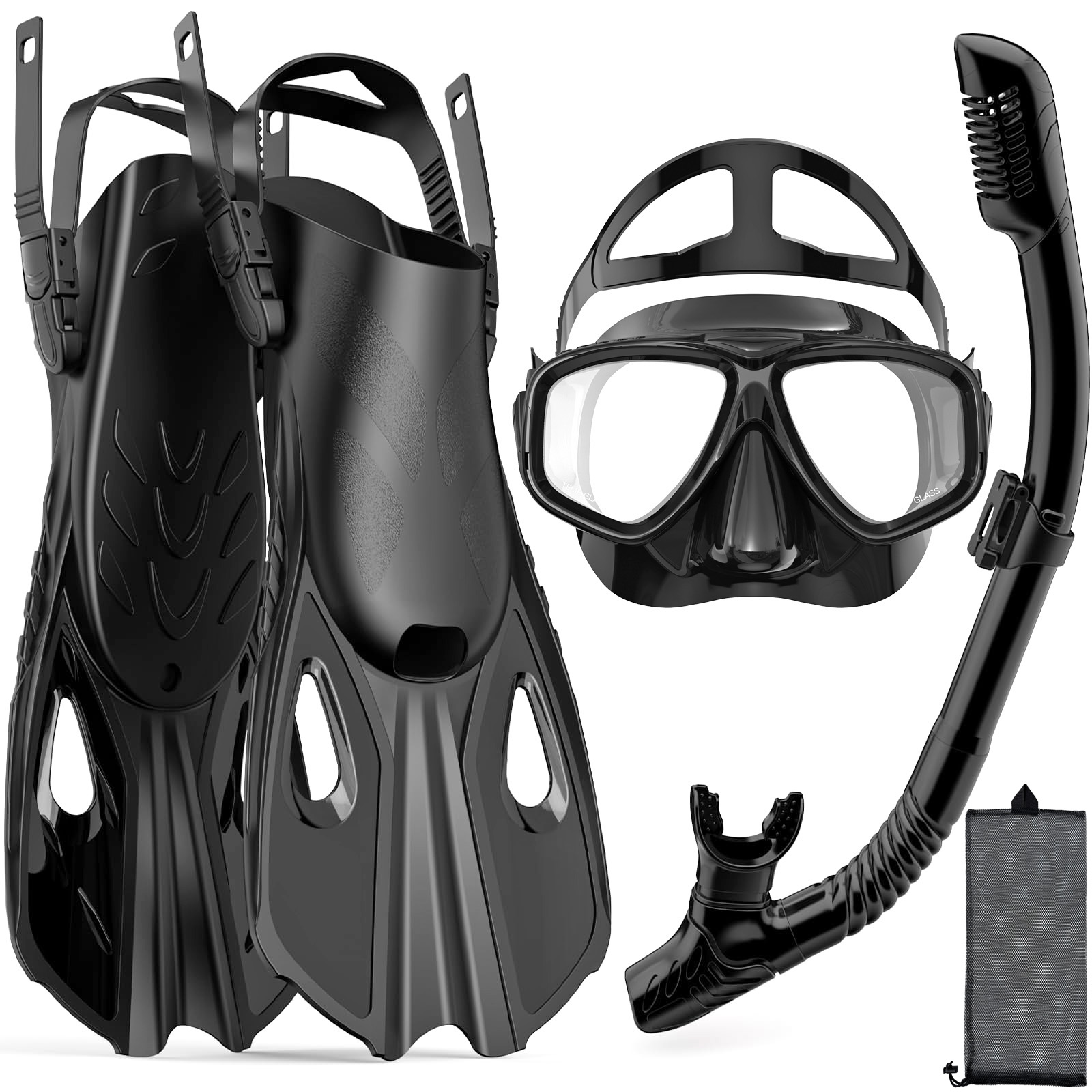 Mask Fins Snorkel Set 4 in 1 P - Swim Fin Short Blade recensie en prijs