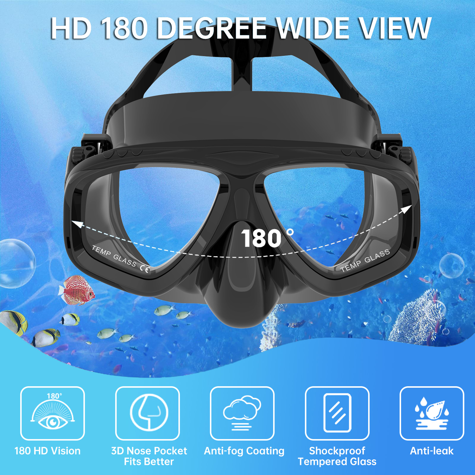 Mask Fins Snorkel Set 4 in 1 P - Swim Fin Short Blade recensie en prijs