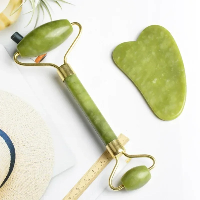 Natural jade roller massager,  - Lacrosse Stick Head recensie en prijs