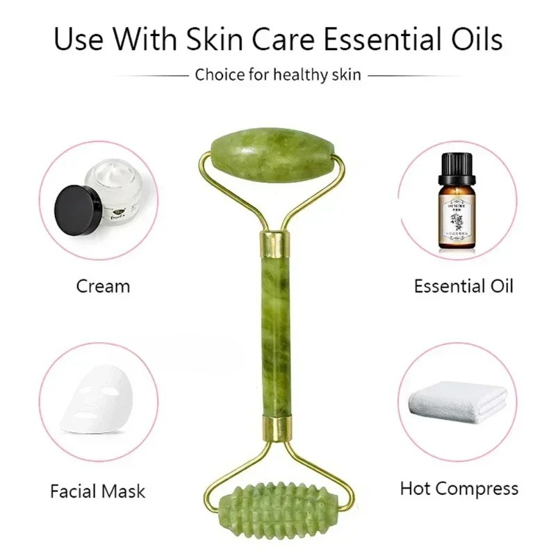 Natural jade roller massager,  - Lacrosse Stick Head recensie en prijs