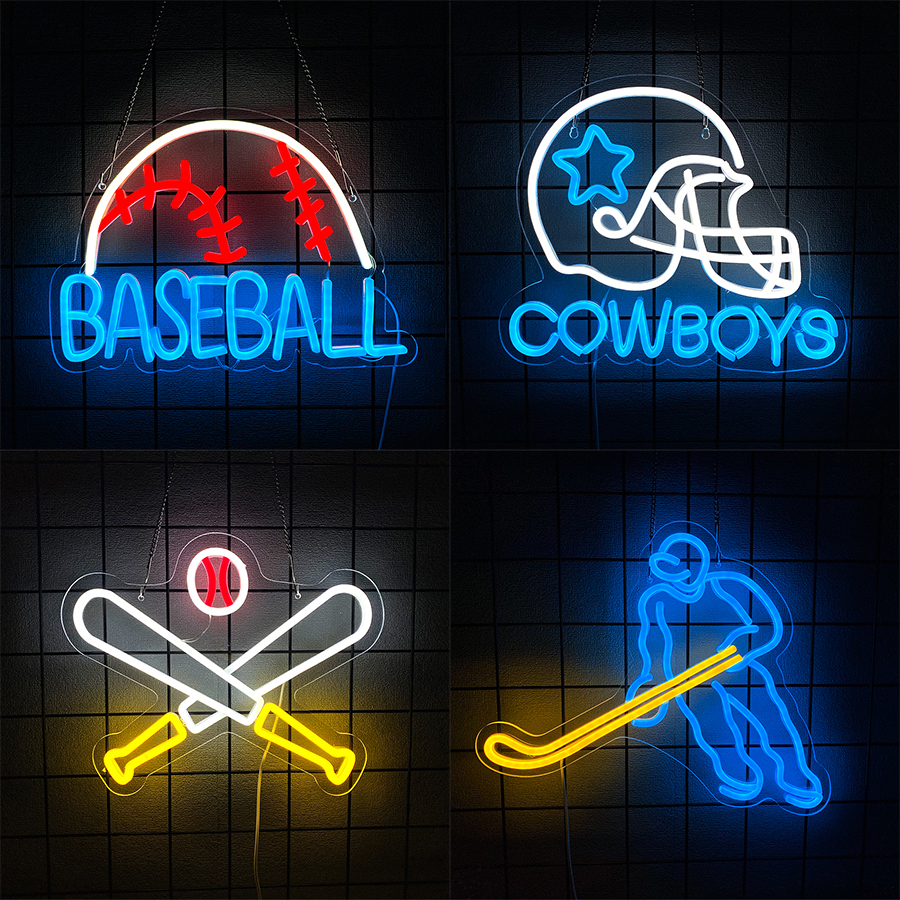 Sports Led Neon Sign, Equipmen - Sports Equipment Icon recensie en prijs
