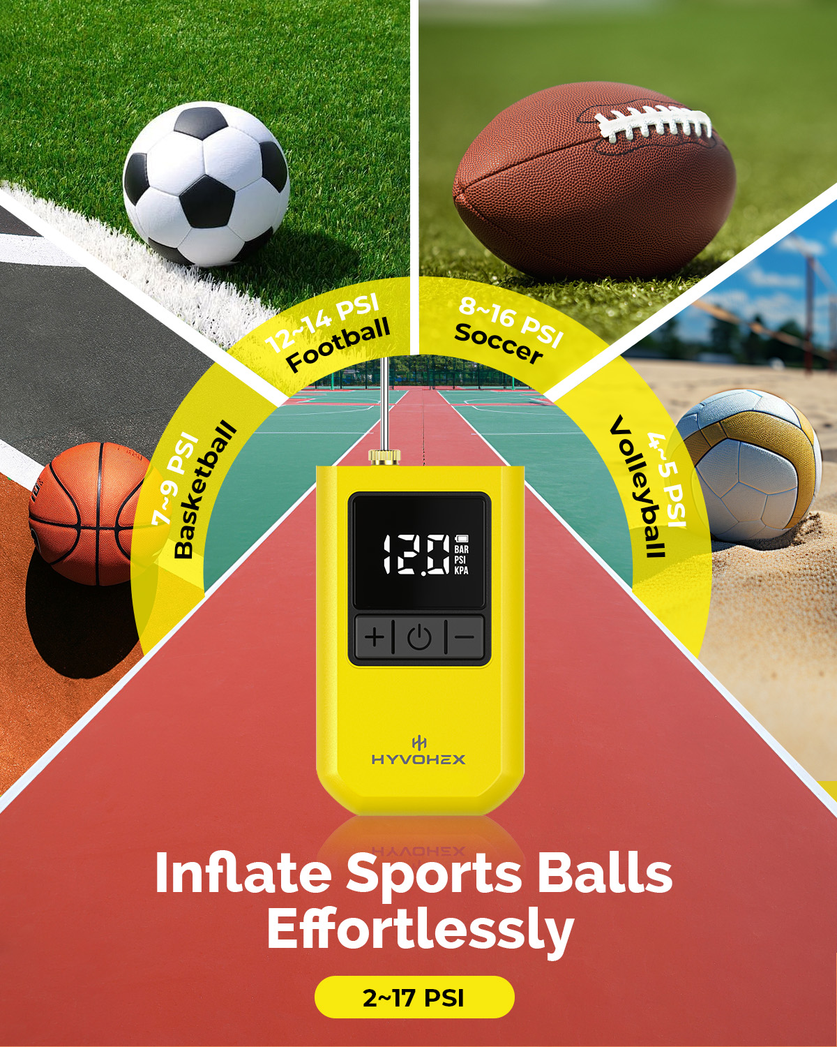 New HYVOHEX P100 Electric Ball - Basketball Pump Needle recensie en prijs