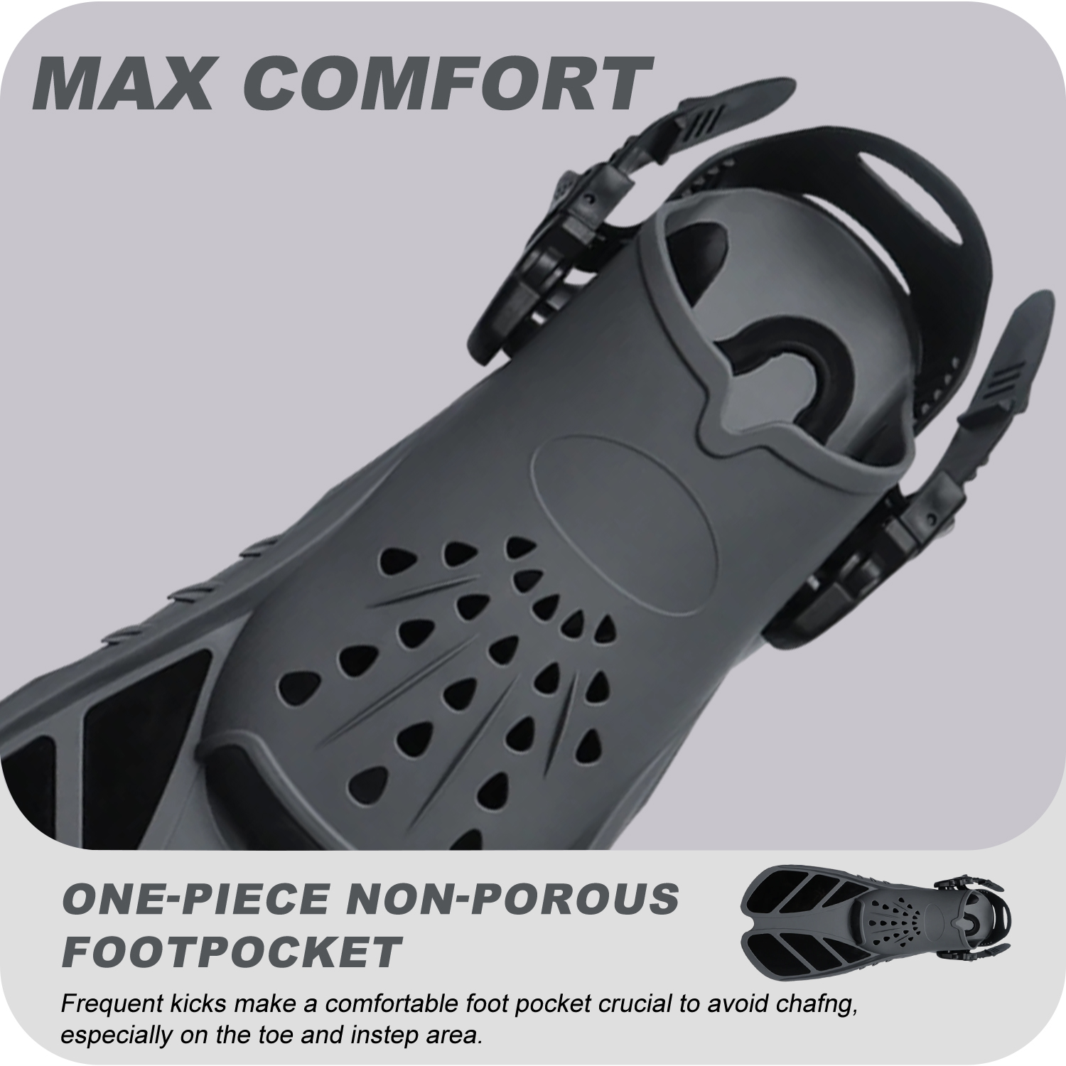 Snorkel Fins Adjustable Buckle - Swim Fin Short Blade recensie en prijs