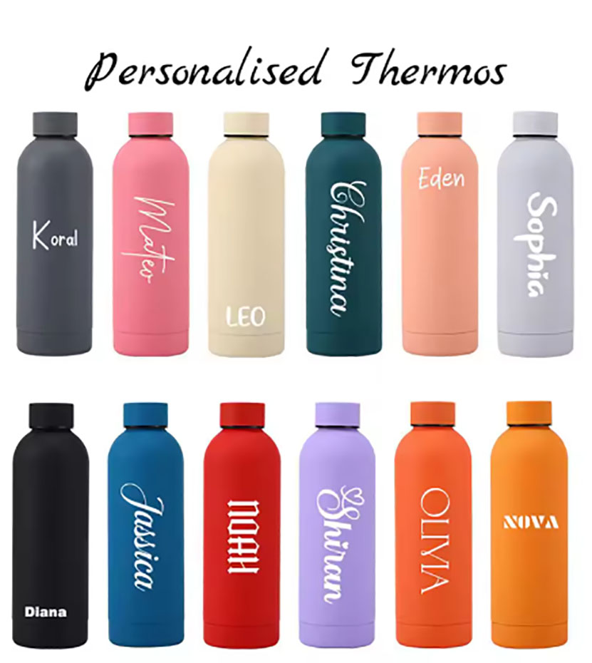 Custom Logo Name Thermos Large - Sports Equipment And Names recensie en prijs