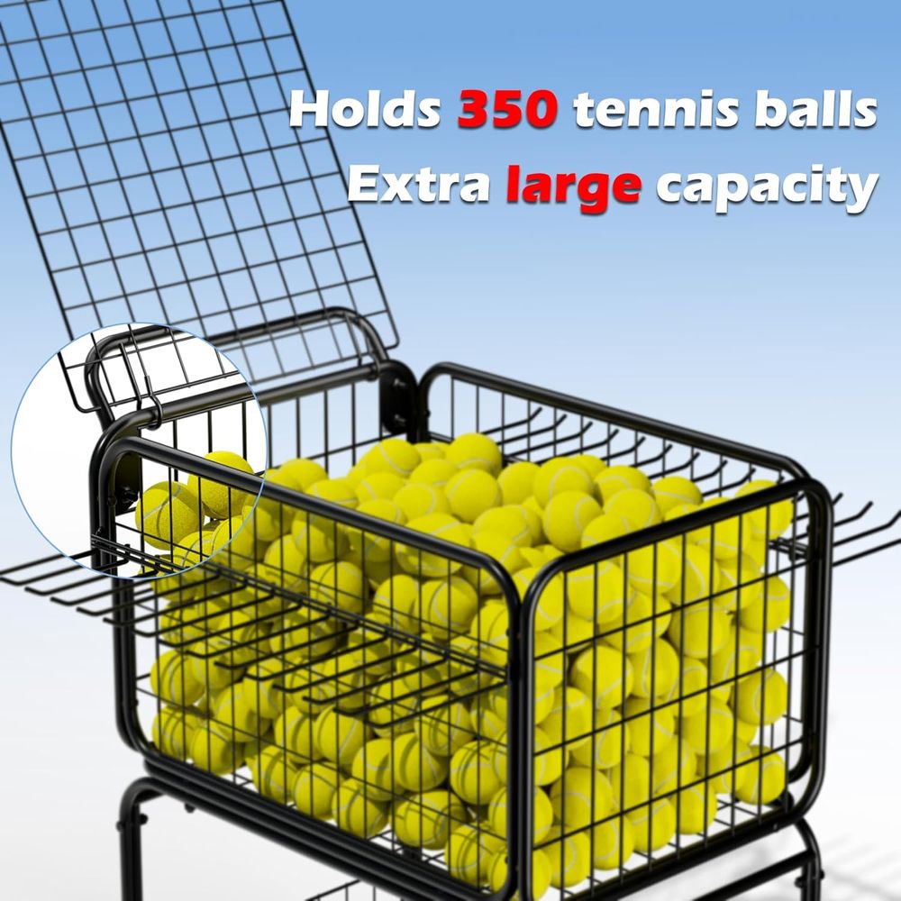 Portable Tennis Ball Cart for  - Sports Equipment Tennis recensie en prijs