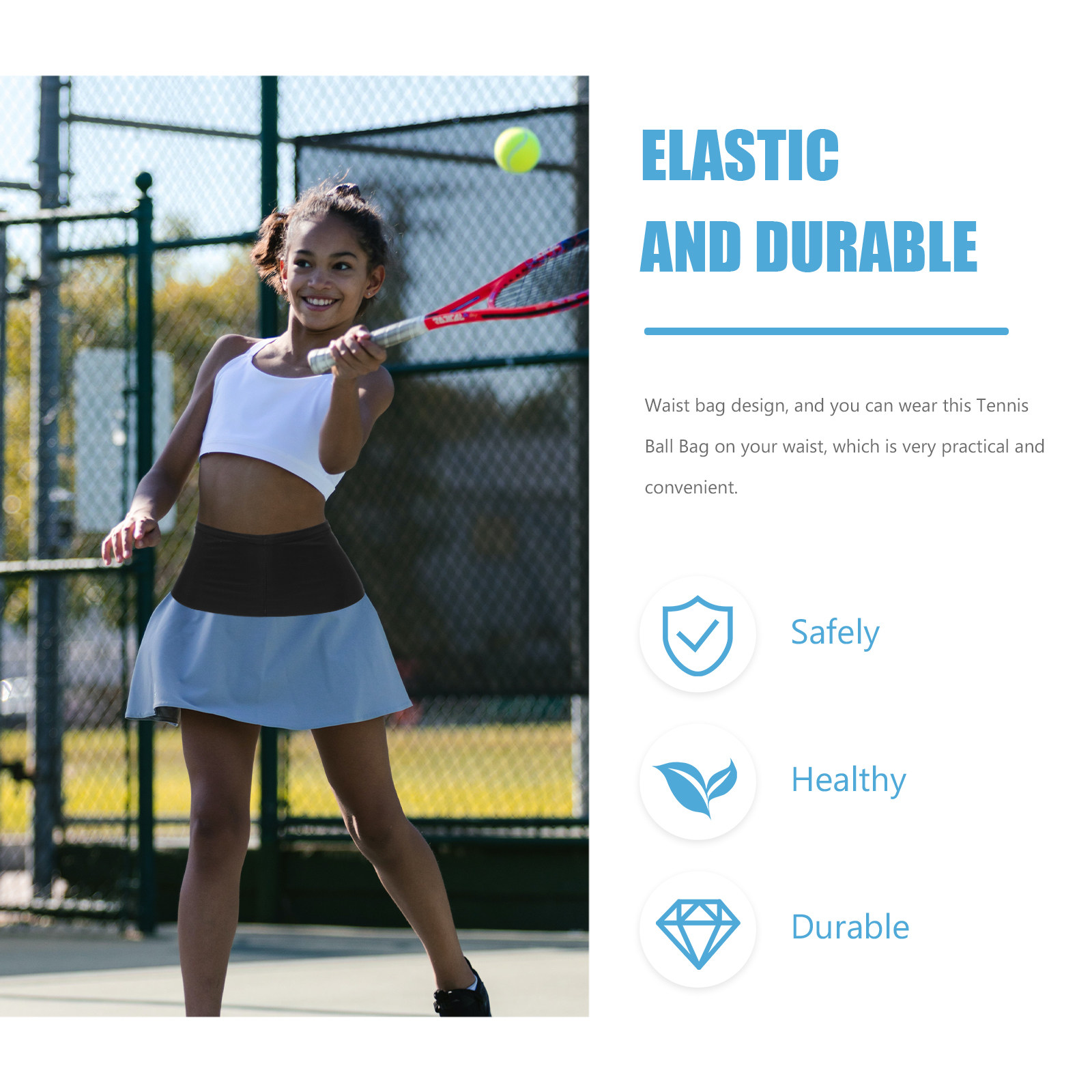Tennis Ball Waist Bag Reusable - Sports Equipment Tennis recensie en prijs