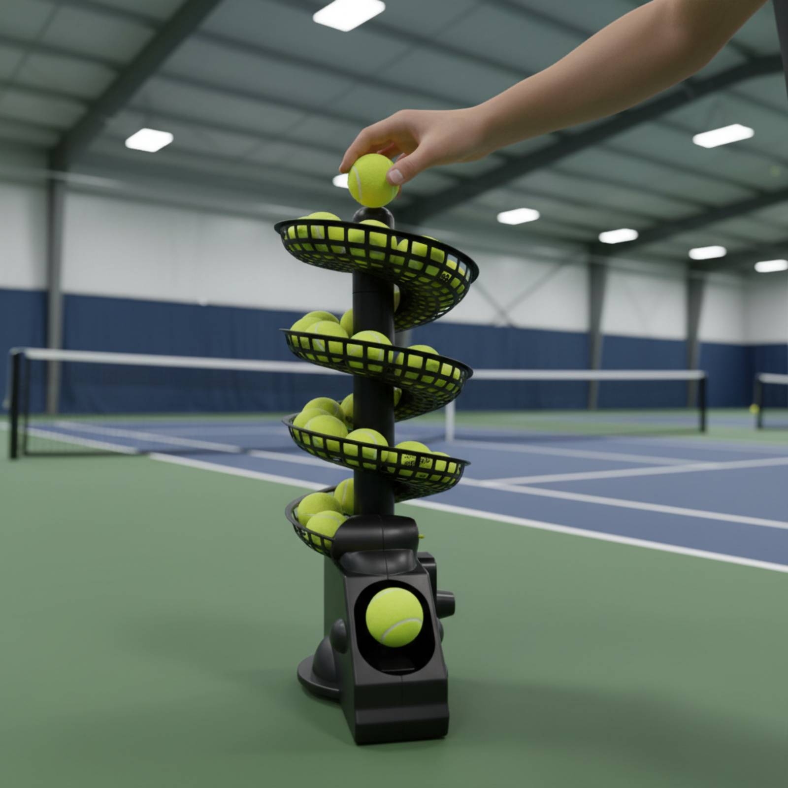 Portable Tennis Ball Machine M - Sports Equipment Tennis recensie en prijs