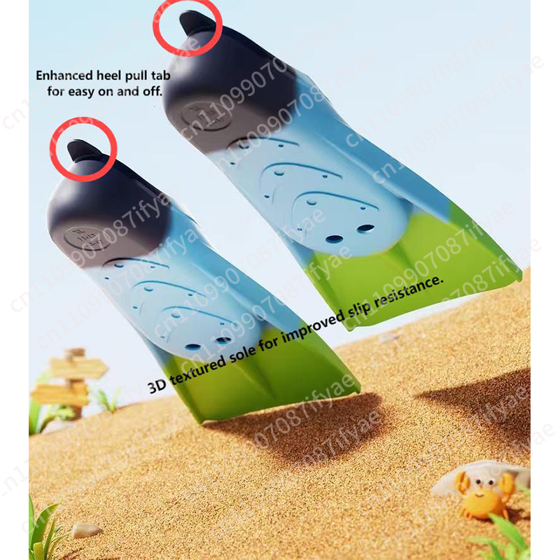 Non-slip full foot design adul - Swim Fin Short Blade recensie en prijs