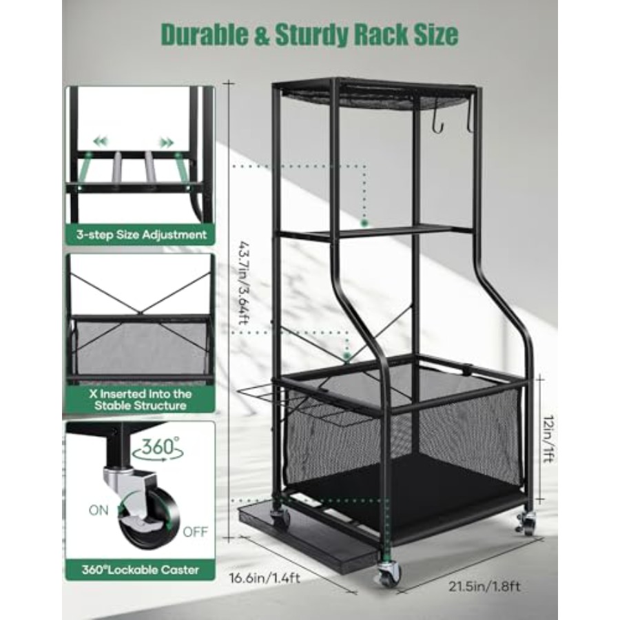 Sports Equipment Garage Organi - Sports Equipment Outdoor Storage recensie en prijs