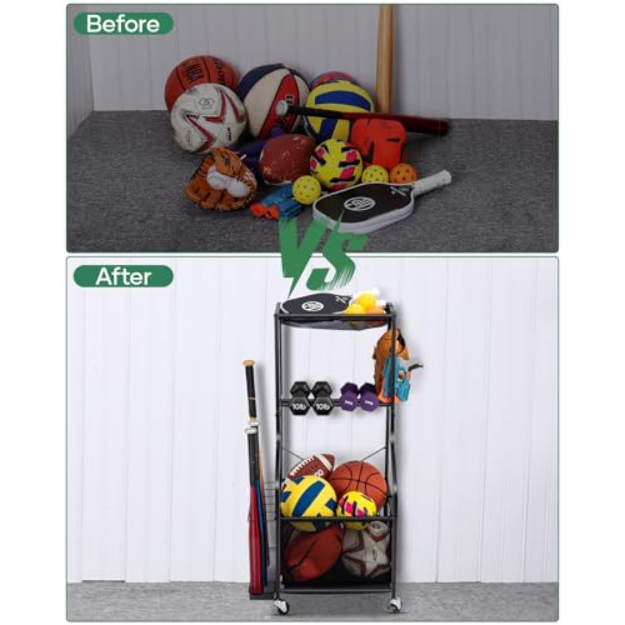 Sports Equipment Garage Organi - Sports Equipment Outdoor Storage recensie en prijs