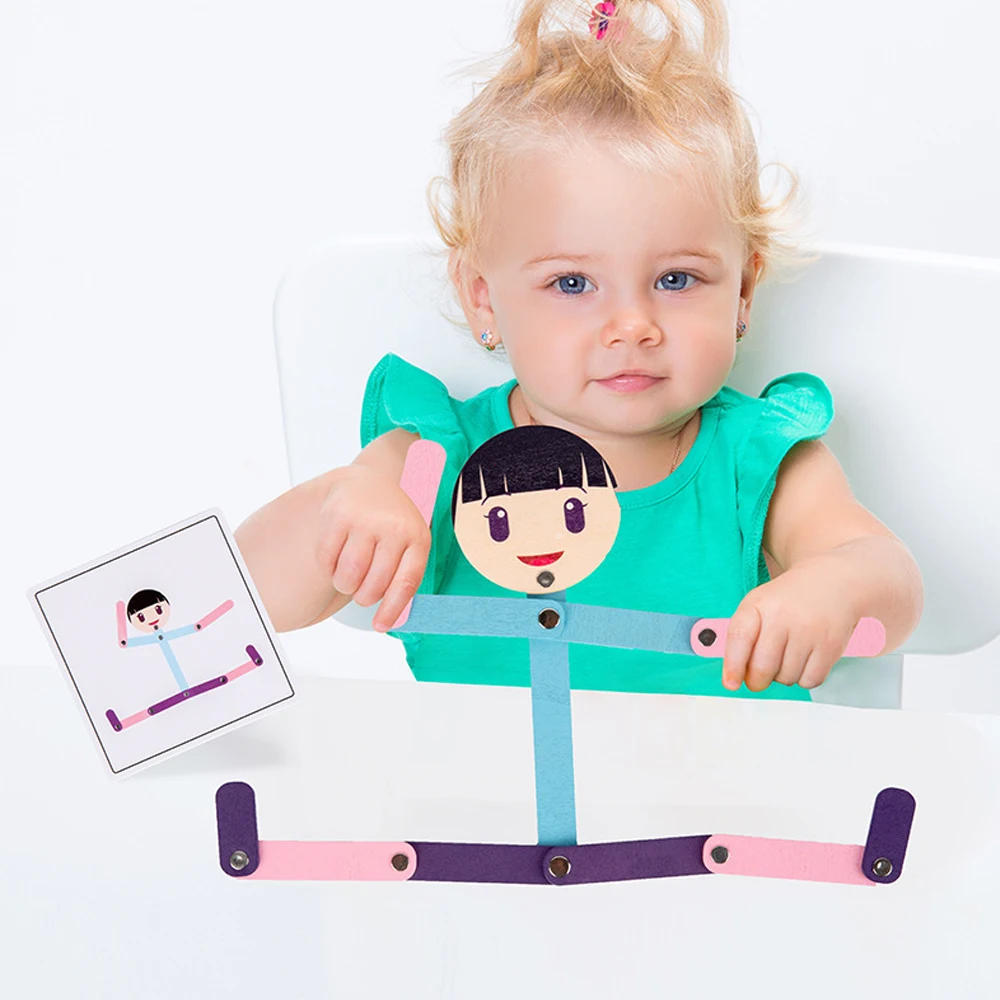 Sport Wooden Man Material DIY  - Sports Equipment For Kindergarten recensie en prijs