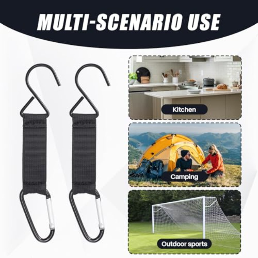 2 PCS Carabiner Fence Hooks Ny - Sports Equipment Tennis recensie en prijs